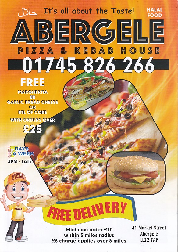 Pizza Kebab house in Abergele ll22