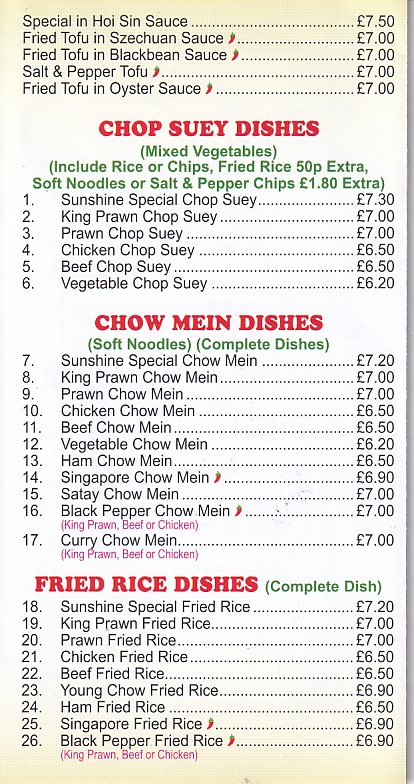 sunshine house chinese in Abergele ll22