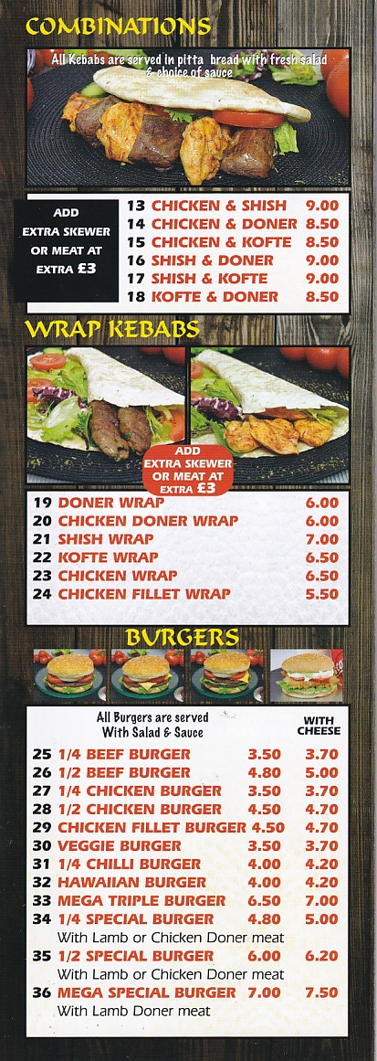 Aydins kebabs in Colwyn Bay LL29